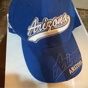 Arizona Santo cap Snap Back Adjustable Blue White Embroidered Great Condition